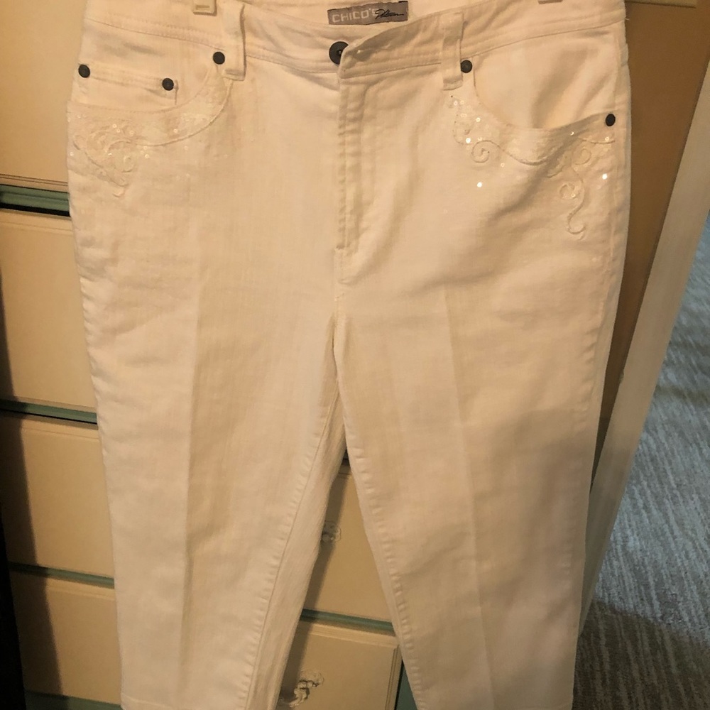 Chico’s platinum jeans